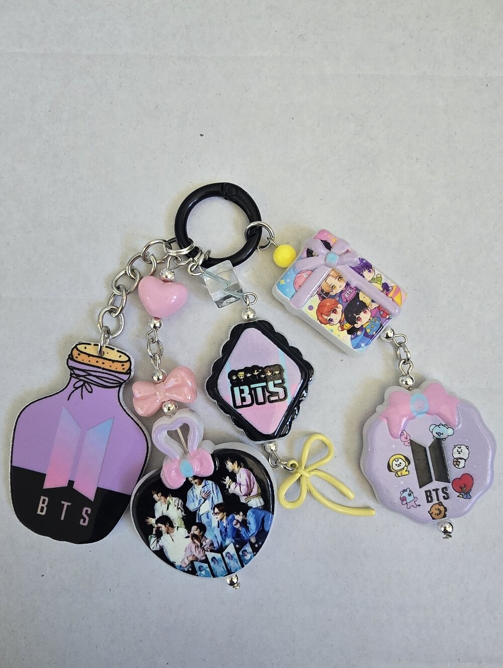 BTS BAG CHARM KEYCHAIN